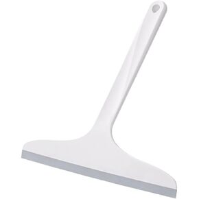 Multifunctional Plastic Squeegees Multifunctional Squeegees Hangable Storage Squeegees Easy to Clean Squeegees Hanging Hole Squeegees Lightweight(1 Pack-White)