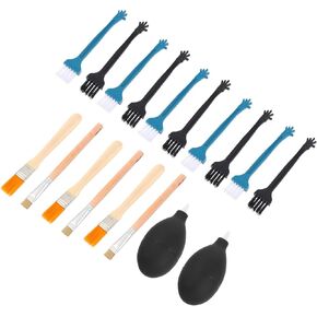2sets electonic cleaning kit keyphone leghone cleaners ناعمة وفرش صلبة للهواتف لوحات المفاتيح ولوحات الدوائر ألوان فرشاة عشوائية