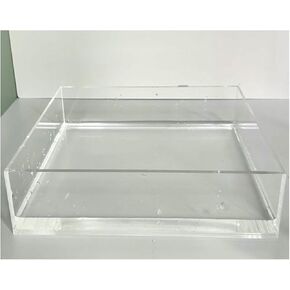 5MM/0.2IN Thickness Display Box, Underwater Shooting Props Food and Cosmetics Shooting Tray, Acrylic Shallow Water Tank Transparent Water Tank