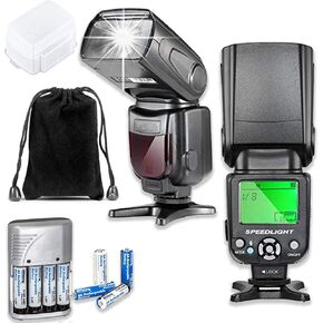 فلاش TTL التلقائي المخصص بالكامل لـ Nikon D5 ، D4S ، DF ، D4 ، D850 ، D810 ، D800 ، D850 ، D750 ، D700 ، D610 ، D500 ، D300 ، D90 ، D7200 ، D7500 ، D7100 ، D5600 ، D5300 ، D5300 ، D5200 ، D3400 D34