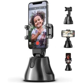 Vysn VSN-SMRTHLD-BLK SmartHold 360 Rotation Smart AI Gimbal Live Video Record and Object Motion Tracking - Black