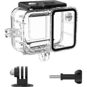 147FT/45M Waterproof Case for Insta360 Ace Pro 2 Underwater Diving Case Housing Shell for Ace Pro 2 Action Camera Accessories with Adapter and Mounting Screw