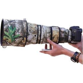 CHASING BIRDS Camouflage Waterproof Lens Coat for Canon EF 400mm F2.8 L is III USM Rainproof Lens Protective Cover (Reed Camouflage, with Extender EF 1.4X III)