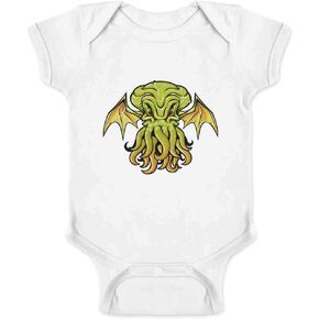Pop Threads Cthulhu Monster Lovecraft Halloween Horror Baby Toddler Kids Girl Boy T-Shirt