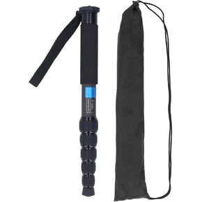 Monopod Camera Stand, Aluminum Photography Monopod with 6 Section Height Telescopic SLR Camera Monopod for Mountaineering Photography