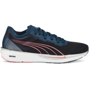 PUMA Womens Liberate Nitro Running Sneakers Shoes Neutral - Black, Blue - Size 6.5 M