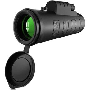 40x60 High Power HD Monocular Telescope – Portable Waterproof Scope with Dual Focus & BAK4 Prism for Bird Watching, Camping, Travel