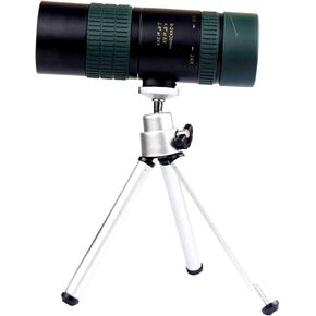 24×30 Hd Monocular Telescope Portable Waterproof Telescope with Phone Clip and Tripod Free to Adjust Focus Suitable for Outdoor Travel Concert