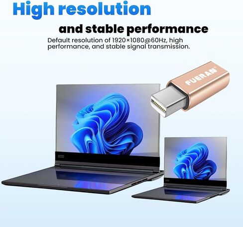 FUERAN Mini DP - DisplayPort Display Emulator EDID Emulator Plug (fit Headless 2560x1600@60Hz) in Kuwait
