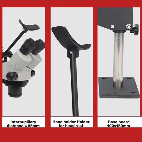 Micro Inlaid Mirror 7x-45x Magnification,Jewelry Microscope,Micro Inlaid Mirror Wf10x Eyepieces,Micro-Setting Microscope Spring Bracket (77mm) in Saudi Arabia