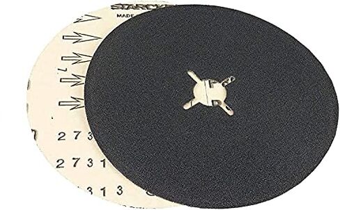 Premium 7 Inch Heavy Duty Slotted Edger Floor Sanding Discs - 4 Slots 7/8" Hole Black Silicon Carbide - for Wood Floors (25 Pack, 60 Grit) in Saudi Arabia