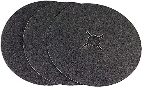 Premium 7 Inch Heavy Duty Slotted Edger Floor Sanding Discs - 4 Slots 7/8" Hole Black Silicon Carbide - for Wood Floors (25 Pack, 60 Grit) in Saudi Arabia