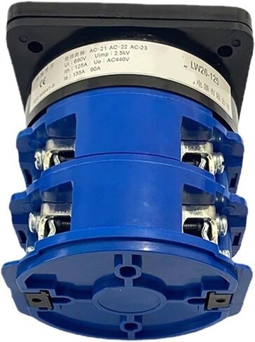 125A اثنين من أعمدة التحويل LW26-125 LW28 ثلاثة مواقف عكس مزود الطاقة المزدوج إلى الأمام وتبديل الكاميرا العكسي (0-1) in Kuwait