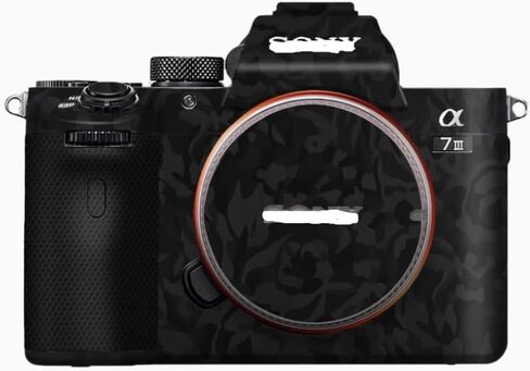 Camera Decal Skin for Sony A7M3 3M Material Sticker Waterproof Camera ProtectorShadow Camouflage Black in Saudi Arabia