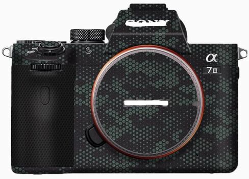 Camera Decal Skin for Sony A7M3 3M Material Sticker Waterproof Camera ProtectorShadow Camouflage Black in Saudi Arabia