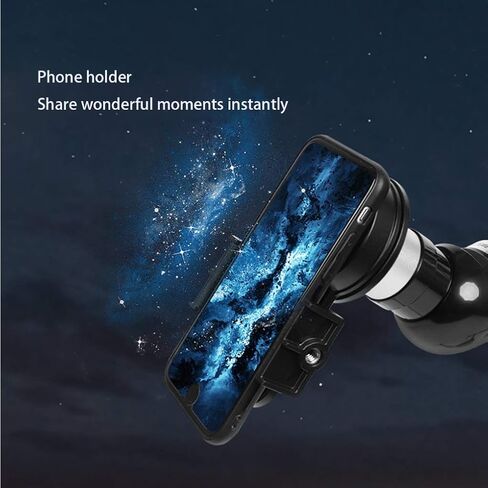 80mm Astronomy Refractor Telescope, Children's Astronomical Monoscope BeginnersMonocularSpotting Scope Home Decor Xmas Gift White, in Saudi Arabia