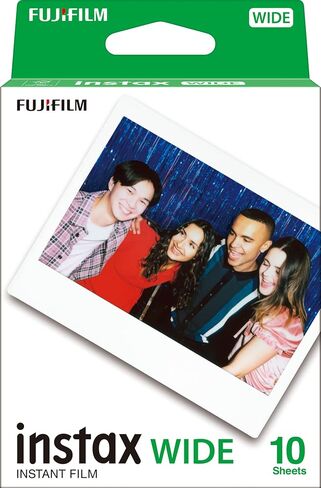 INSTAX Wide ISO 800 Instant Film with White Border, 10 Shot Pack in Saudi Arabia