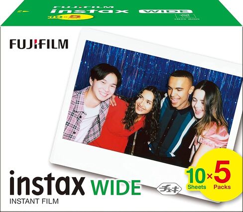 INSTAX Wide ISO 800 Instant Film with White Border, 10 Shot Pack in Saudi Arabia