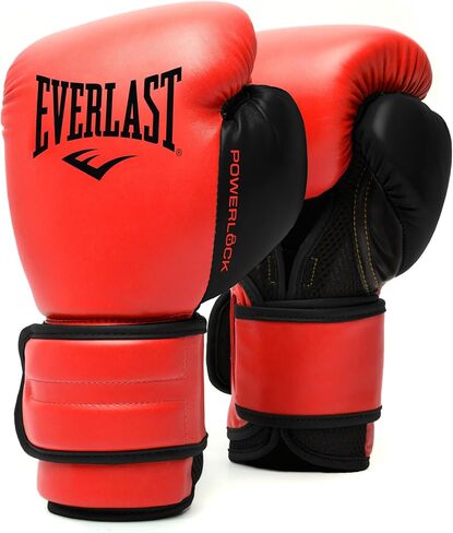 Everlast PowerLock2 Training Glove 16Oz Red/Black in Saudi Arabia