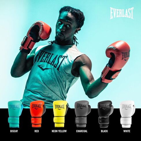 Everlast PowerLock2 Training Glove 16Oz Red/Black in Saudi Arabia