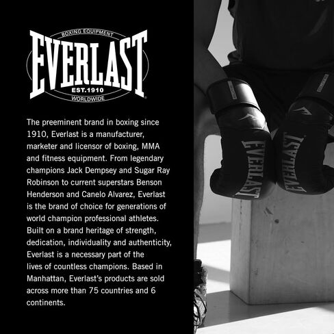 Everlast PowerLock2 Training Glove 16Oz Red/Black in Saudi Arabia