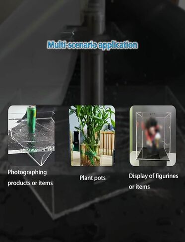 5MM/0.2IN Thickness Display Box, Underwater Shooting Props Food and Cosmetics Shooting Tray, Acrylic Shallow Water Tank Transparent Water Tank in Saudi Arabia