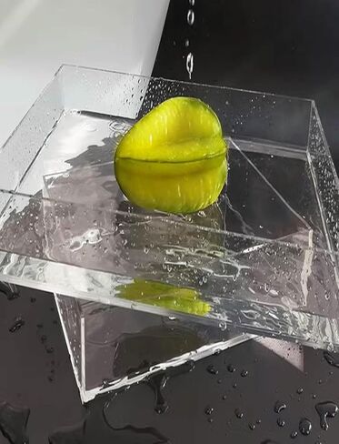 5MM/0.2IN Thickness Display Box, Underwater Shooting Props Food and Cosmetics Shooting Tray, Acrylic Shallow Water Tank Transparent Water Tank in Saudi Arabia