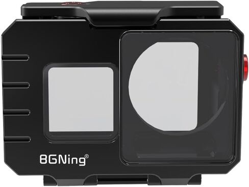 BGNing Diving Camera Protective Frame, Compatible with Action5PRO/4/3 Aluminum Sports Camera Deep Sea Waterproof Case, 80M Underwater Photography (Basics) in Saudi Arabia