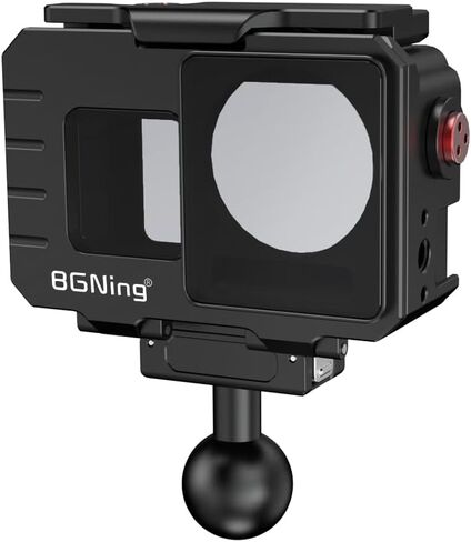BGNing Diving Camera Protective Frame, Compatible with Action5PRO/4/3 Aluminum Sports Camera Deep Sea Waterproof Case, 80M Underwater Photography (Basics) in Saudi Arabia