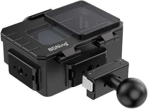 BGNing Diving Camera Protective Frame, Compatible with Action5PRO/4/3 Aluminum Sports Camera Deep Sea Waterproof Case, 80M Underwater Photography (Basics) in Saudi Arabia