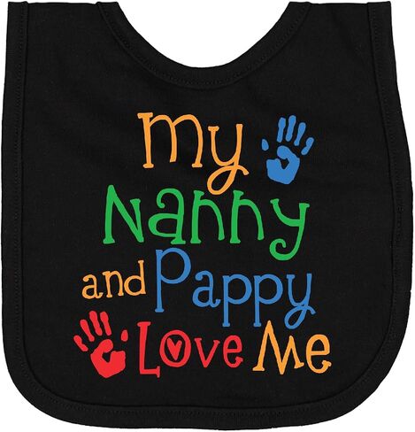 مربية inktastic و Pappy Love Me Newborn Bib in Saudi Arabia