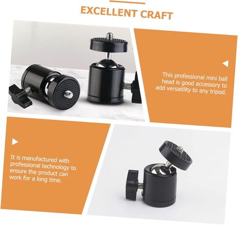 TOYANDONA Digital Camera Tripod Mount Adapter 2pcs Ball Head Mount for Camera Phone Holder and in Saudi Arabia