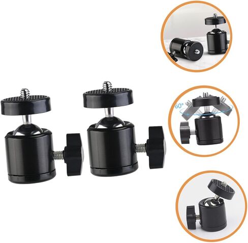 TOYANDONA Digital Camera Tripod Mount Adapter 2pcs Ball Head Mount for Camera Phone Holder and in Saudi Arabia