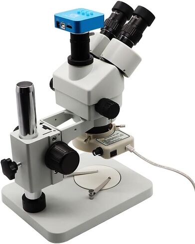 Microscope Kit 3.5-90X Industrial Trinocular Microscope Set with 16MP HDMI Camera for Mobile Phone PCB BGA Soldering Repair Microscope Lens Adapters (One Color 3.5X) in Saudi Arabia