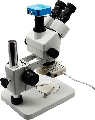 Microscope Kit 3.5-90X Industrial Trinocular Microscope Set with 16MP HDMI Camera for Mobile Phone PCB BGA Soldering Repair Microscope Lens Adapters (One Color 3.5X) in Saudi Arabia