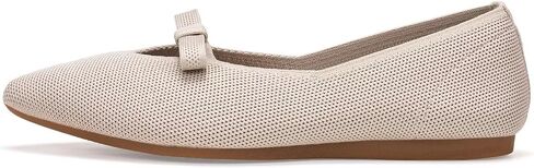 Frank Mully Women's Knitted Flats with Bow Pointed Toe Ballet Shoes Soft Fabric Ballerina Dressy Flats for Women in Kuwait