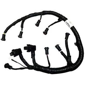 TIKSCIENCE FICM Engine Fuel Injector Complete Wire Harness 5C3Z9D930A Fit for Ford F250 F350 F450 F550 Excursion 2003 2004 2005 2006 2007 Powerstroke 6.0L Diesel, Black