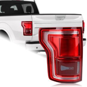 LED Tail Light Rear Lamp Assembly w/Blind Spot (Module NOT Included) Compatible for 2015 2016 2017 Ford F-150 F150 Left Driver Side HL3Z-13405-D