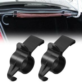 2 Pcs Car Umbrella Holder,Trunk Hooks Hanger Holder Clip,Universal Headrest Organizer Clip Portable Umbrella Trunk Back Car Purse Stand Bags Holder, Multifunctional Car Back Seat Hanging Hooks