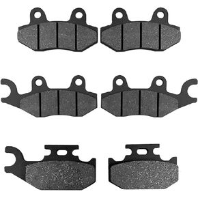 Rhino 660 Brake Pads Front and Rear for Yamaha Rhino 660 YXR660 4x4 2004-2007 Raptor 700 700R YFM700 R Rhino 450 660 YXR450 YXR660FA