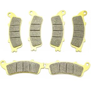 Front Rear Brake Pads for Honda GL 1800 A ABS Goldwing 2001 2002 2003 2004 2005 2006 2007 2008 2009 2010 2011 2012 2013 2014 2015 2016 2017 - (VTX1800/VFR800/ST 1100 1300 ABS CHECK YEARS)
