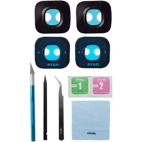 Original OEM Rear Back Camera Glass Lens Replacement for Samsung Galaxy S9 with Adhesive Preinstalled + Repair Tools Set (2pcs Camera Glass) in Kuwait