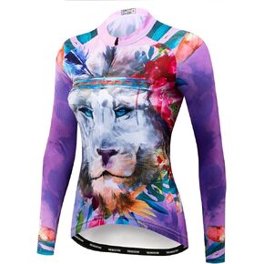 Cycling Jersey Women Bicycle Team Long Sleeve Racing Bike T-Shirt Warm Clothing Sport Tops
