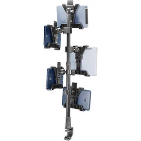 iBOLT TabDock Point of Purchase/POS Clamp Stand/Mount - with 5 Tablet Holders Perfect for Multiple delivery Applications (DoorDash, Uber eats, Postmates, etc.) Fits 7 to 10 inch Tablets