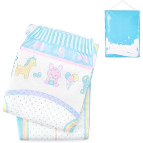 Littleforbig Adjustable Velcro Closure Adult Printed Diaper 2 Pieces - Baby Parade (Medium 28"-38")