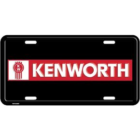 Kenworth Embossed Full Color Metal License Plate