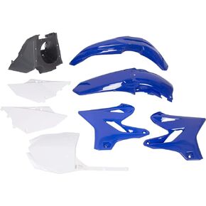 KUAFU Plastic Kit Compatible with 2002-2020 Yamaha YZ125 YZ250 Motorcycle Complete Restyle Kit Blue & White 8Pcs