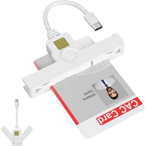 قارئ بطاقات CAC عسكري قابل للطي من النوع C، قارئ بطاقات ذكية DOD Military USB وصول مشترك CAC، قارئ بطاقات PIV والائتمان والهوية المدمجة، متوافق مع Windows 7/8/10/11، Mac OS 10.11 وLinux9 in Kuwait
