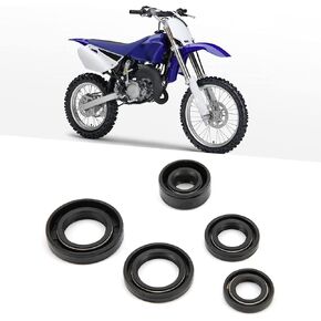 Zerone Oil Seal, Motorcycle Front Shaft Oil Seal Steel Alloy Engine Oil Seal Set Kit Accessory for Lifan 110cc 125cc 140cc Pit PRO Trail Quad Dirt Bike ATV in Saudi Arabia