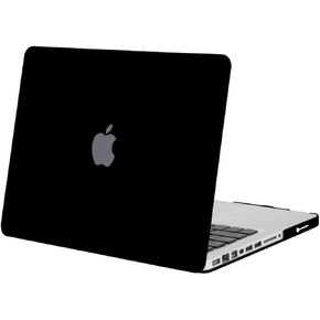 MOSISO Compatible with MacBook Pro 13 inch Case (Model: A1278, with CD-ROM) Old Version Release Early 2012/2011/2010/2009/2008, Protective Plastic Hard Shell Case Cover, Black